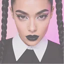 Creative makeup look