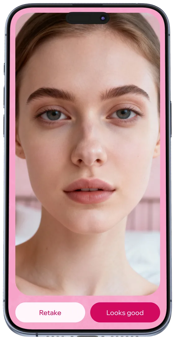 Makeup look preview