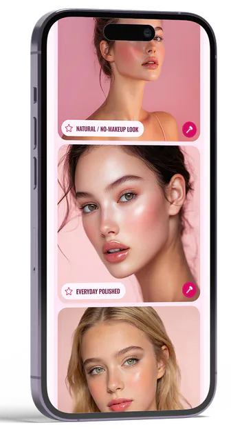Style-Feed in Makeup Master mit natürlichen, gepflegten Alltagslooks